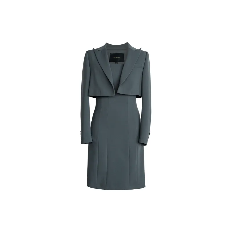 ROEYSHOUSE Skirt Set Women's Gray Green-1