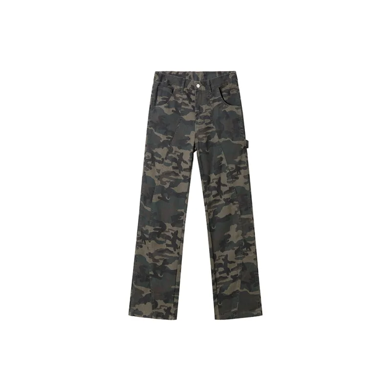 BENGEN Jeans Women's Camouflage-8