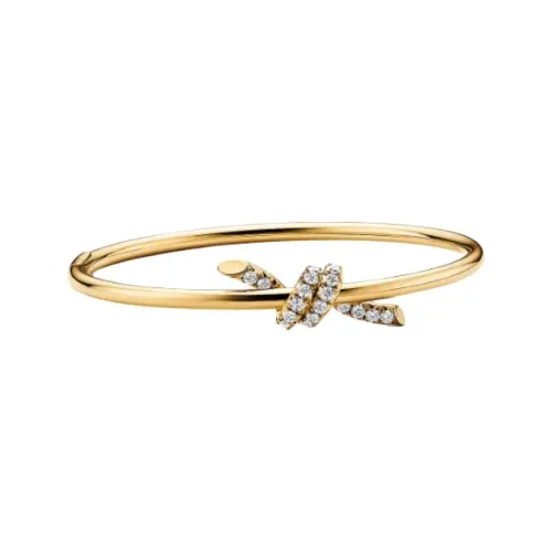 TIFFANY & CO. 18K Gold, Diamond Bangles Women's Gold