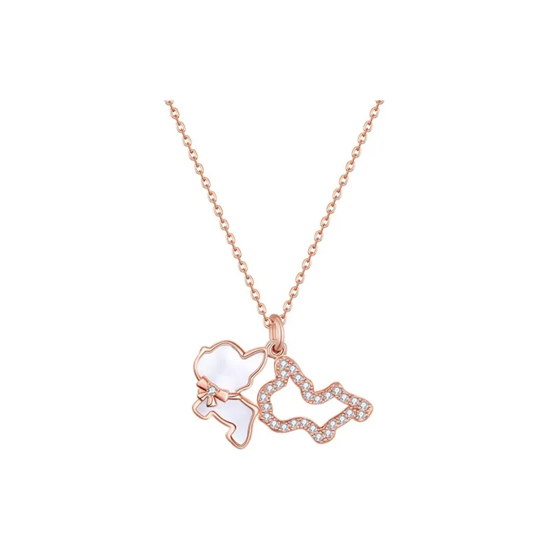 GRACE GIRL S925 Silver Necklaces Women's-0