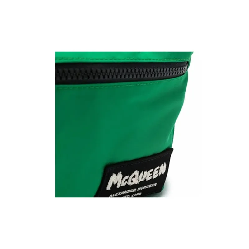 Alexander McQueen Polyester Backpack Men's Green-3