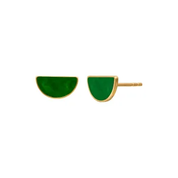 Princess Cui Ice Type Jadeite Stud Earrings Women's