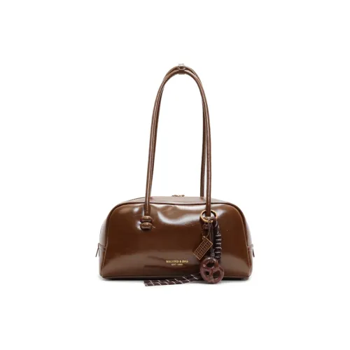 LUVISTRUE PU Shoulder Bag Handheld Bag Regular Women's Black/Burgundy/Coffee/Brown