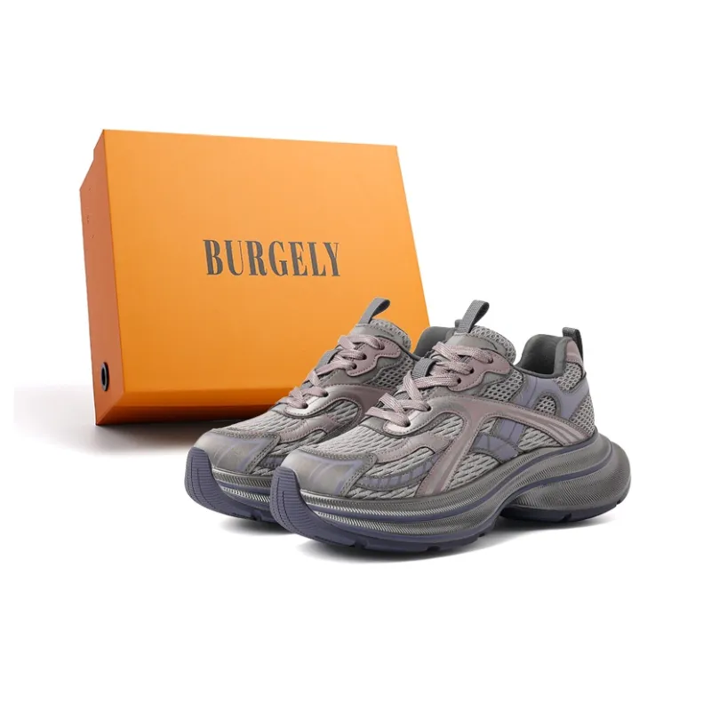 BURGELY Lightweight Warm Low-Top Chunky Sneakers Women's-14