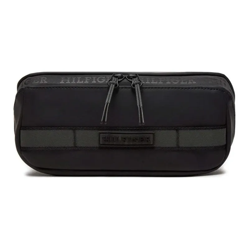 Tommy Hilfiger Polyurethane Toiletry Bag Unisex Black-0