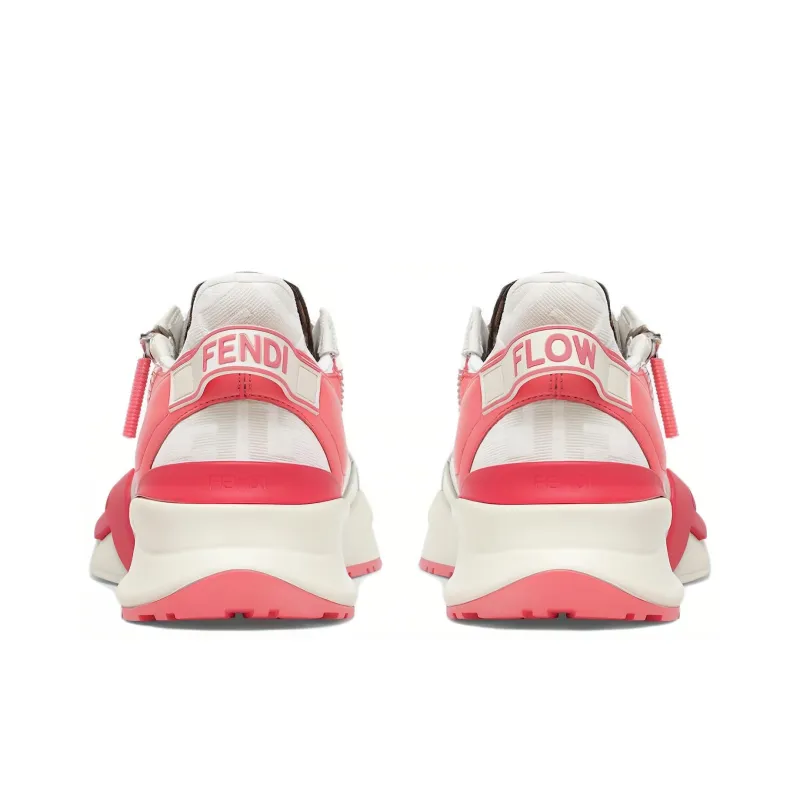 FENDI Flow White Pink Women's-4