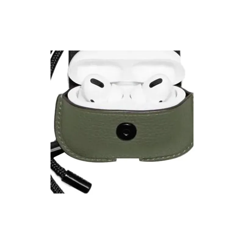COACH Airpod Case Earphone Cases Army Green-3