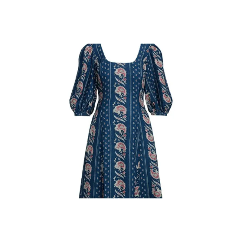 Polo Ralph Lauren Short-Sleeved Dresses Women's Blue-1