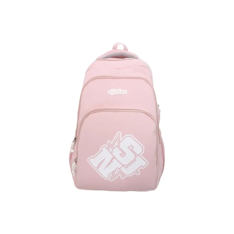 GOBLIN SHARKS 1759 Nylon Backpack Regular Unisex White Black Blue Pink Red-12