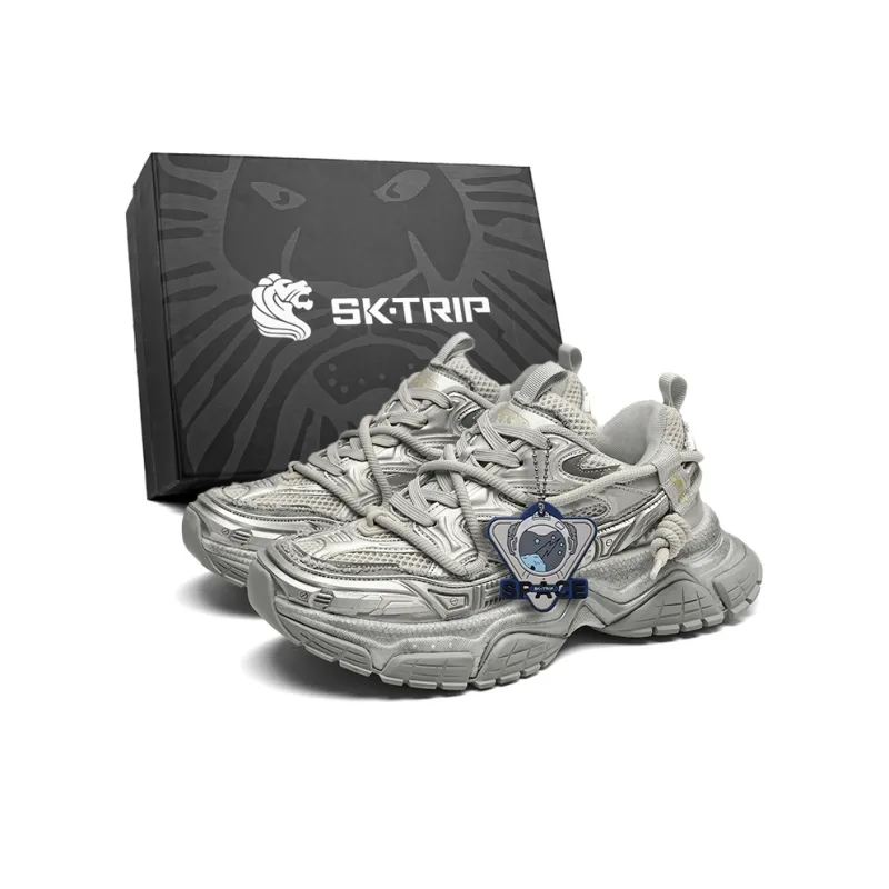 SK.TRIP Crossbow Series Bow And Crossbow Set 5 Cushioned Wear-Resistant Height Increasing Low-Top Chunky Sneakers Men's-30