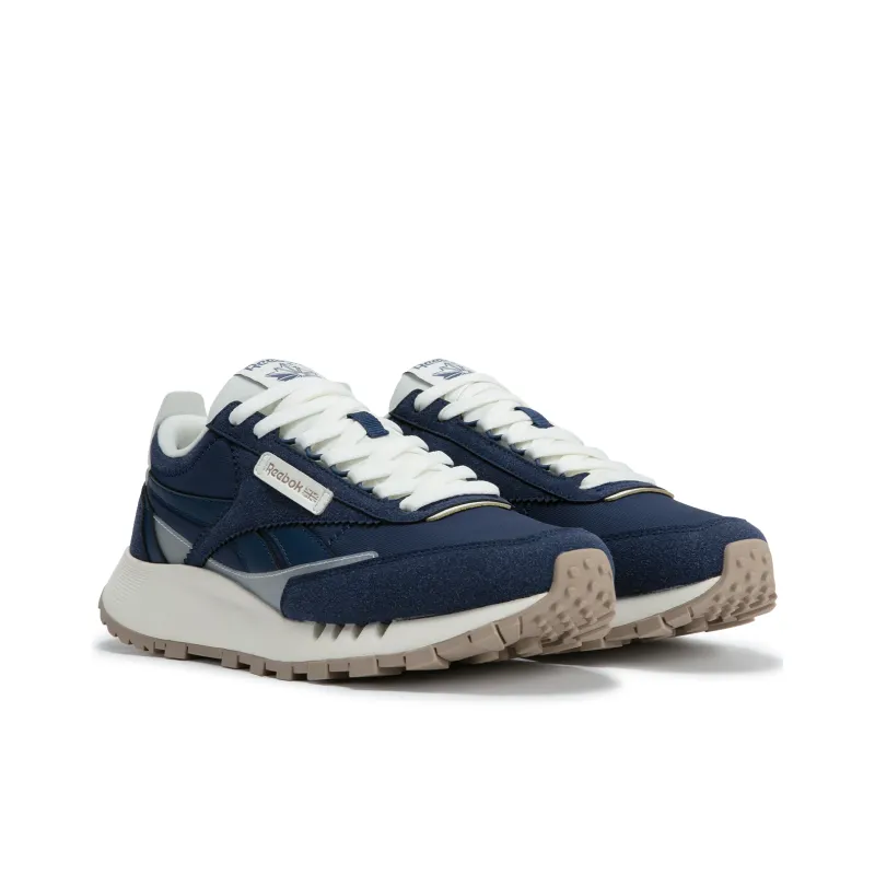 Reebok CL LEGACY W+ Anti Slip And Wear Resistant Height Increasing Low Top Running Shoes Unisex Marine Blue-1