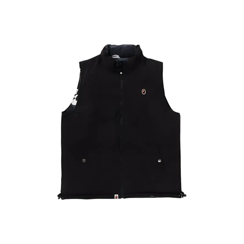 A BATHING APE Logo print Padded Vest-1