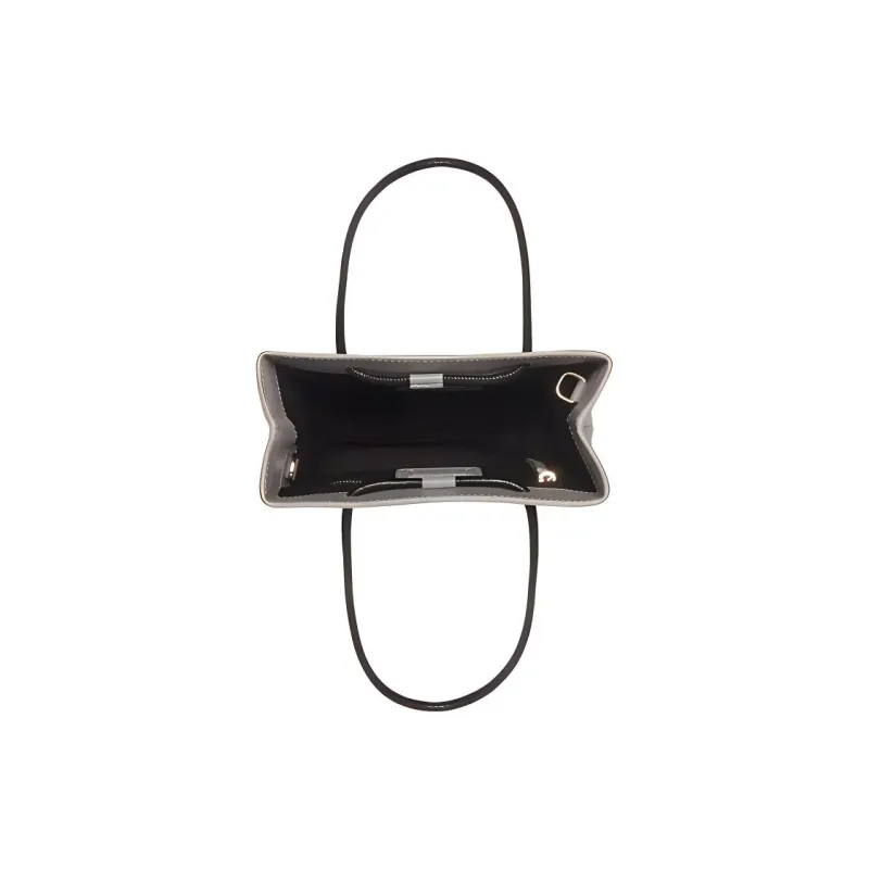 Balenciaga Cow Leather Handbag Extra Mini Unisex Smoke Gray-3