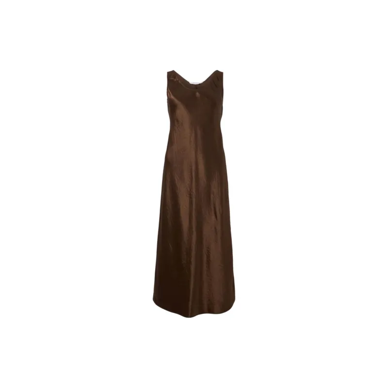 MaxMara Leisure Talete Satin Sleeveless Dress-0