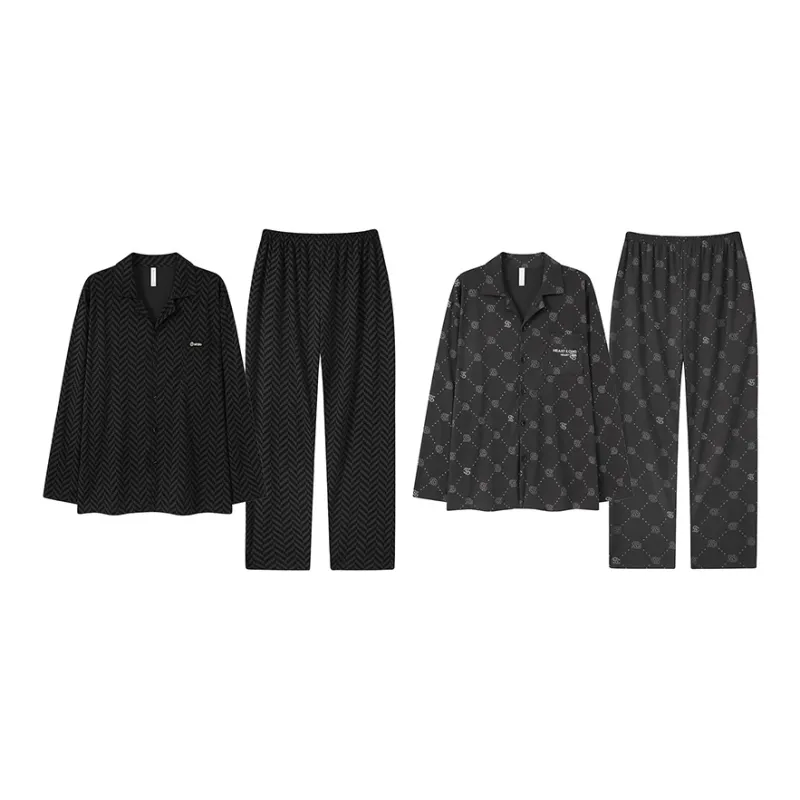 Cotton Gene Pajama Set Men's Combo Set-42
