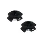 1 Pair Black (Bowknot Seven Beads) 000203