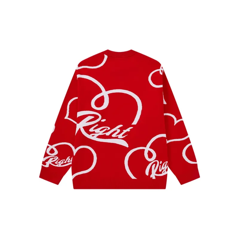 PEAK RIGHT Series Sweater Unisex China Red-1