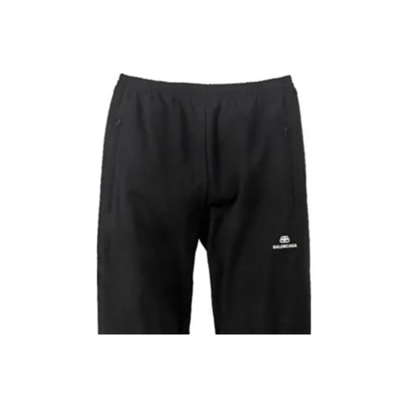 Balenciaga Knitted Sweatpants Regular Fit Women's Black-2