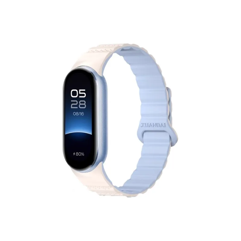 FZRT Watch Bands Dedicated One Piece Quick Release Multicolor Silicone Magnetic Loop Strap Unisex-3