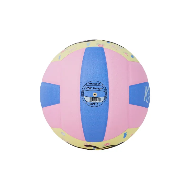 Kuangmi PU Size 5 Ball Volleyball Unisex Pink Blue Macaroon-2
