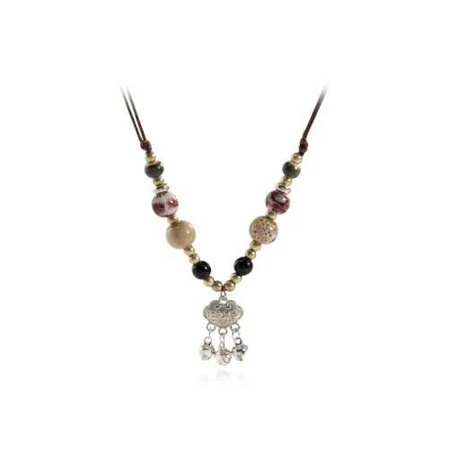 ROGA Braided String Necklaces Women's