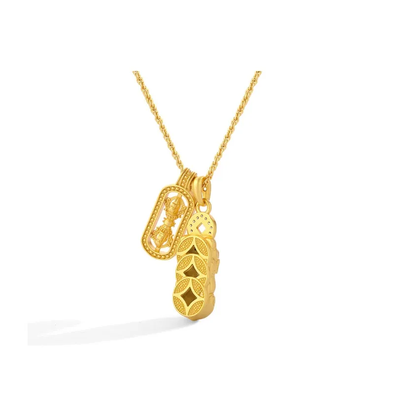 Right Hand Waiting Copper Alloy Necklaces Unisex-0