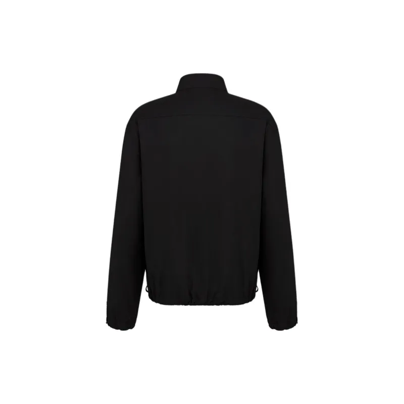 DIOR SS25 Christian Dior Couture Embroidery Pullover Sweatshirt Men's Black-1