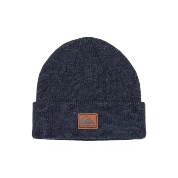 Quiksilver Acrylic Polypropylene Beanies Men's Marine Blue