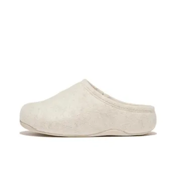 FITFLOP Rubber Sole Slip Resistant Wrap toe Slippers Women's Ivory