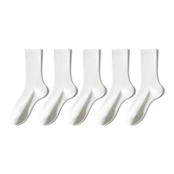 YINSHILIANGPIN Mid Calf Socks Women's 5 Pack
