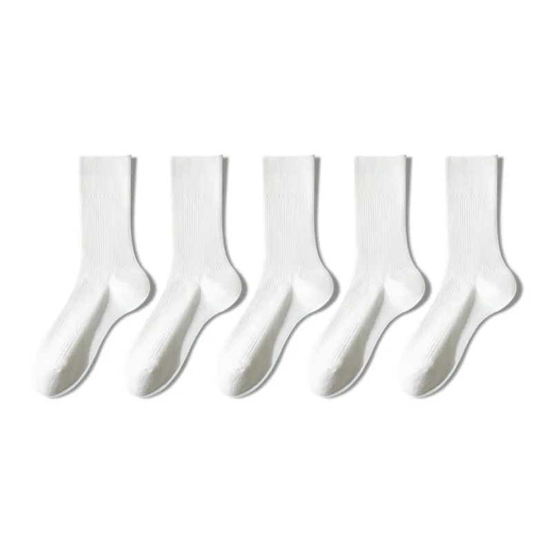 YINSHILIANGPIN Mid Calf Socks Women's 5 Pack-0