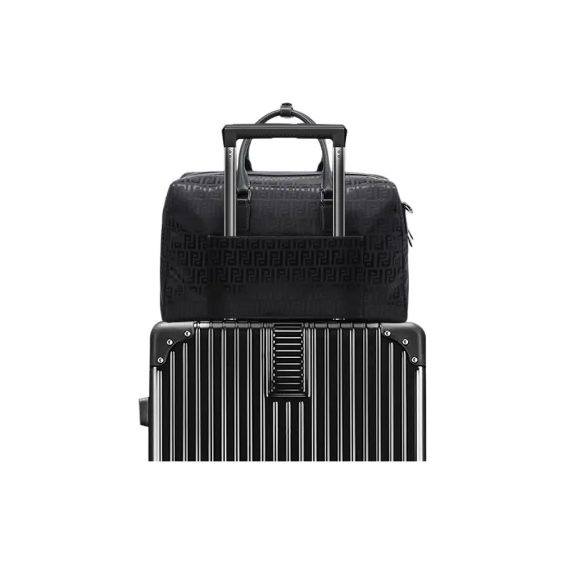 PIERRE CARDIN Fabric Business Luggage Bag Travel Bag Regular Men's Black-3