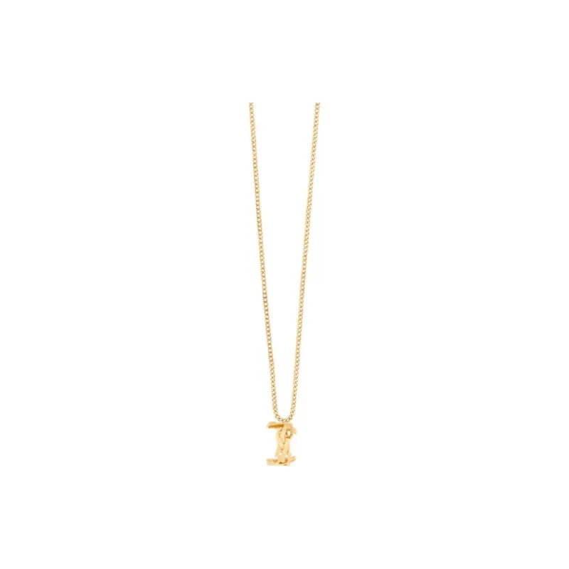 SAINT LAURENT Cassandre Chained Necklace-0