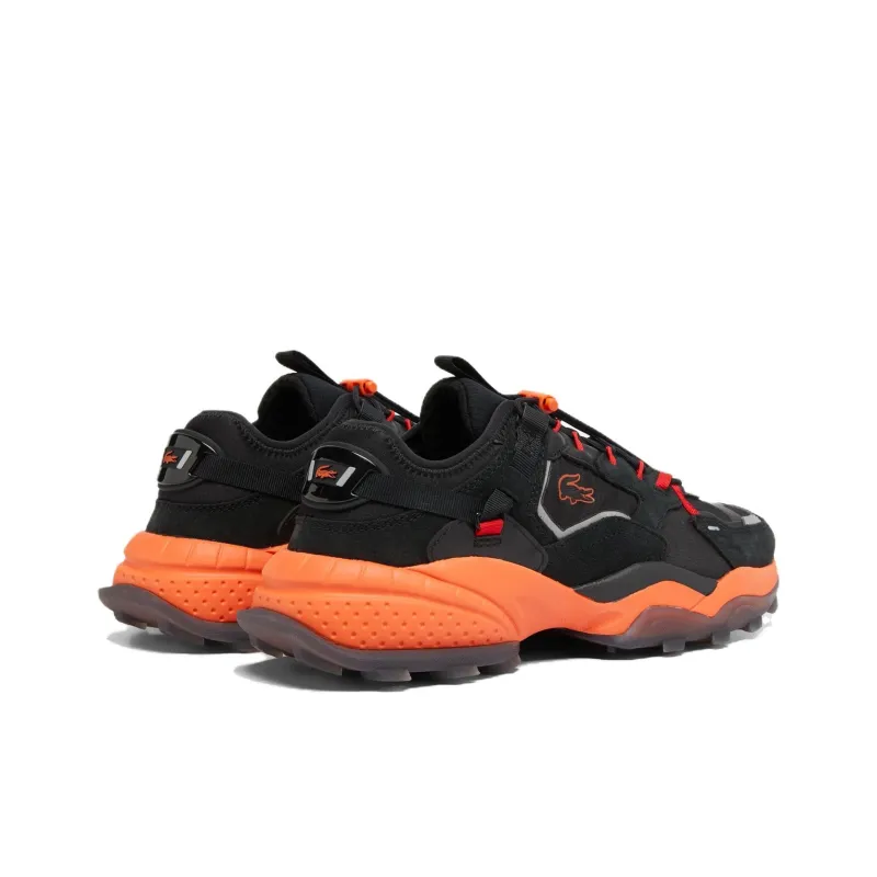 LACOSTE L Guard Breaker Low Top Outdoor Shoes Men's Black Orange-2