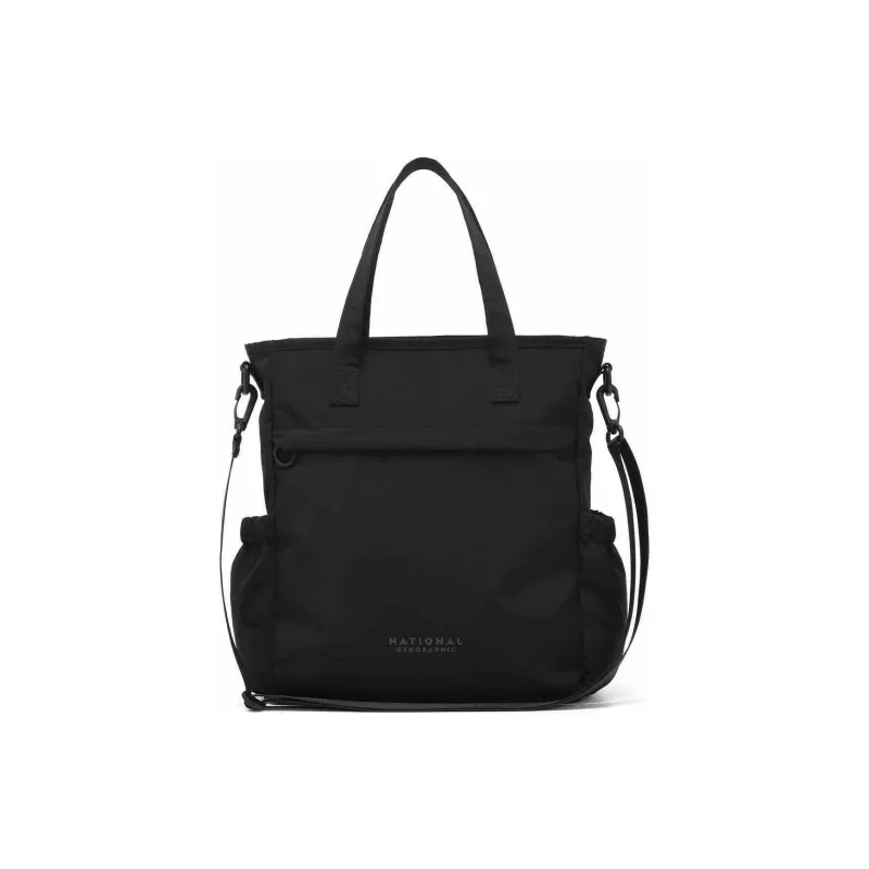 NATIONAL GEOGRAPHIC Polyamide Tote Bag Shopping Bag Shoulder Bag Crossbody Bag Handbag Kids' Black-0