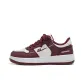 White/Burgundy (Fleece-Lined)