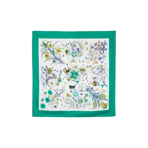 GUCCI Pre-Owned 1970s Floral-print Silk Scarf