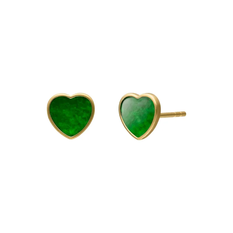 Princess Cui Ice Type Jadeite Stud Earrings Women's-0
