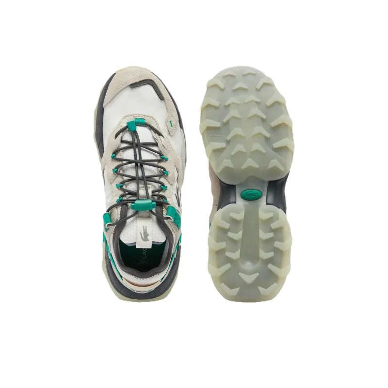 LACOSTE L-Guard Breaker Low-Top Outdoor Shoes Women's Beige White Green-4