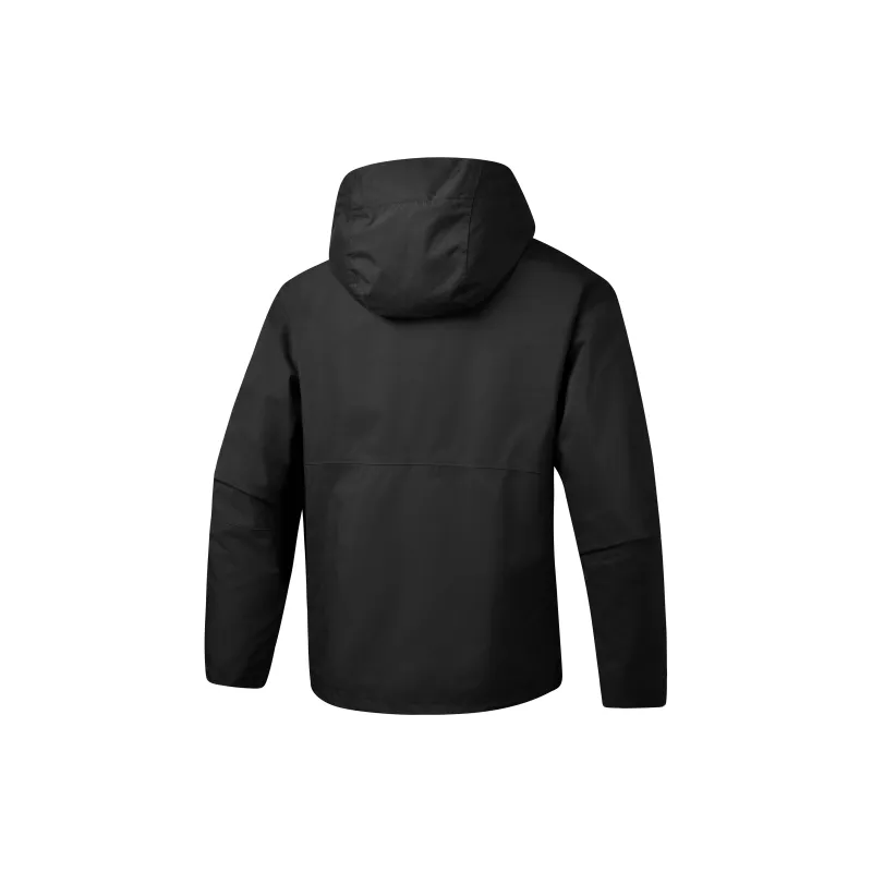Quiksilver Waterproof, Windproof, Breathable, Abrasion Resistant, Thermal, Anti Static Windbreaker Jacket Unisex Black-1