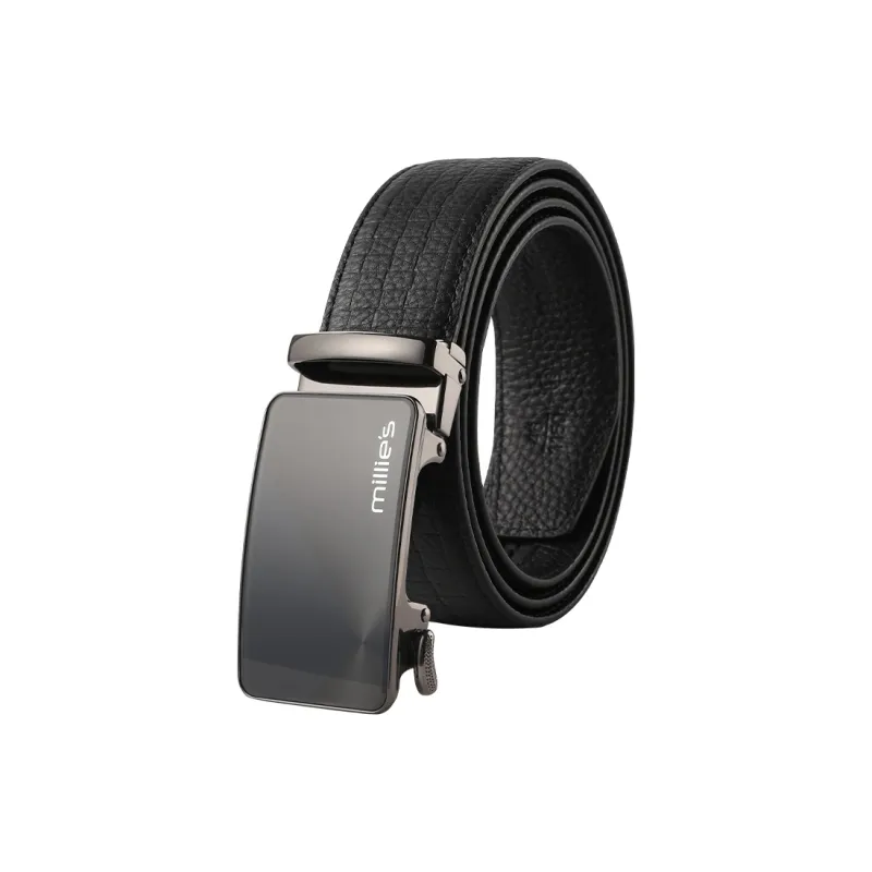 MILLIE'S Top Grain Cow Leather Leather Belts Men's Width  3.5cm-0