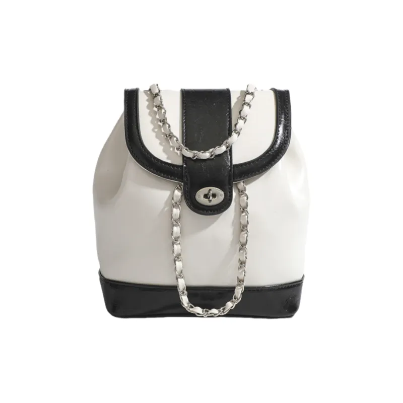 DALO PU Handbag One Shoulder Backpack Women's Multicolor-8