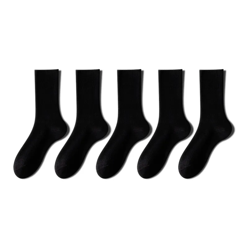 YINSHILIANGPIN Mid Calf Socks Women's 5 Pack-16
