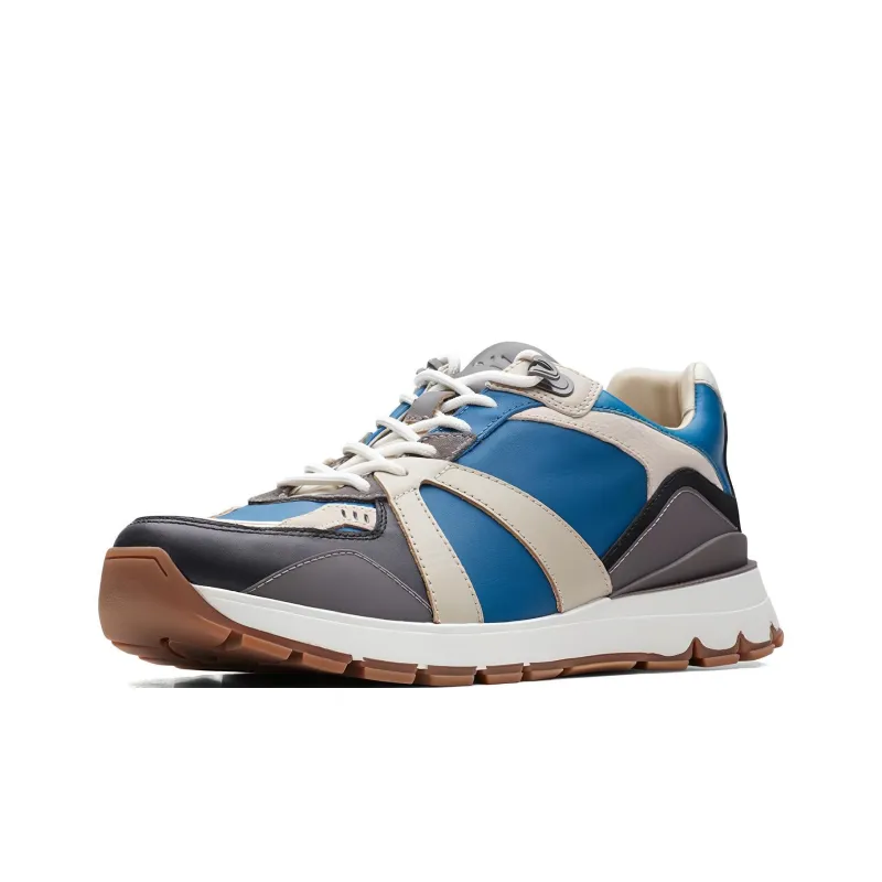 Clarks Low Top Sports Casual Shoes Men's Blue Gray-1