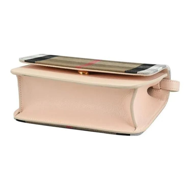 Burberry Calfskin Crossbody Bag, Shoulder Bag Women's Light Pink-1