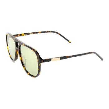 GUCCI Acetate Aviator Sunglasses Men's Tortoiseshell