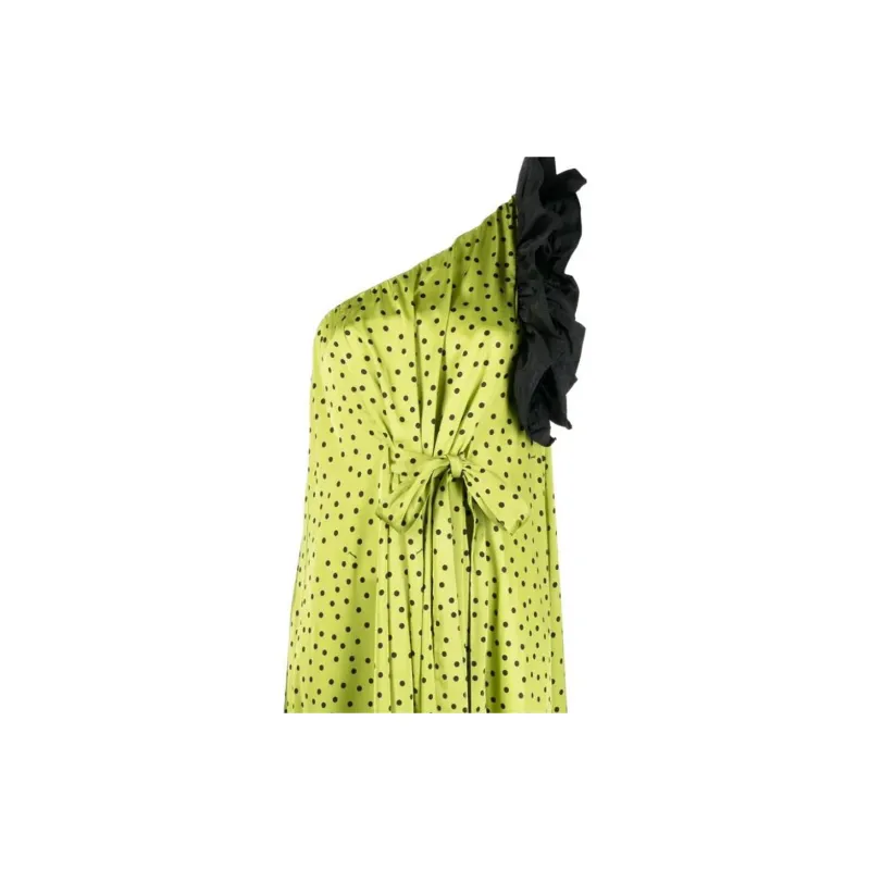 PINKO Sleeveless Dresses Women's Neon Green-4