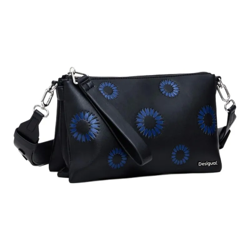 Desigual PU Shoulder Bag Regular Women's Black-1