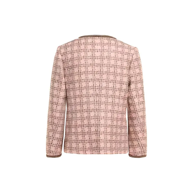 QIAOWANNI Jackets Coats Women's Vintage Aroma Print-1