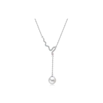 Double Happiness Gift Freshwater Pearl Necklaces Unisex